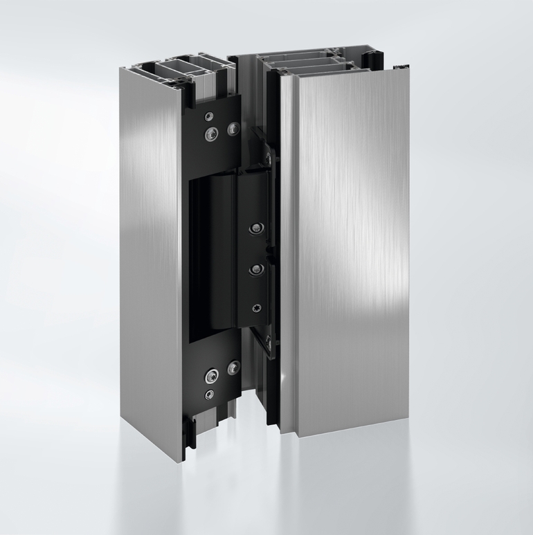 Verdecktliegendes Band für eine Aluminium Haustür